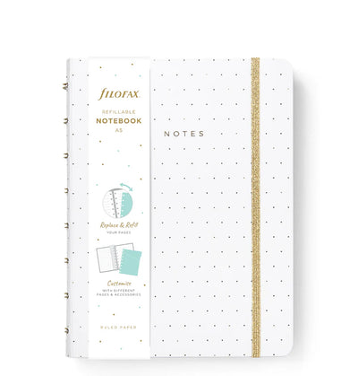 FFX Notebook Moonlight A5-Notebook A5-Filofax-Blanc-Papeterie du Dôme