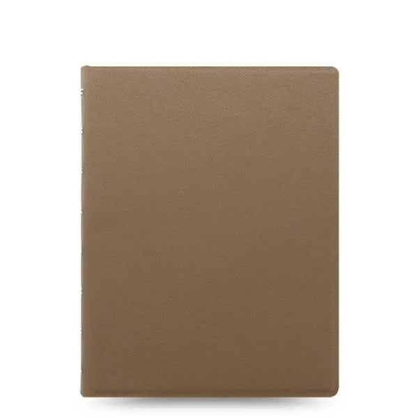 FFX Notebooks Saffiano - A5-Notebook A5-Filofax-Taupe-Papeterie du Dôme