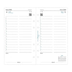 FFX Personal Agenda Août à Juillet 1Jour/Page FILOFAX-Recharge-Filofax-Papeterie du Dôme