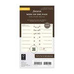 FFX Personal Agenda Semaine/1Page Crème FILOFAX-Recharge-Filofax-Papeterie du Dôme