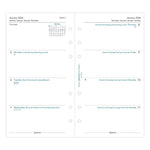 FFX Personal Agenda Semaine/2 Pages Horizontal 5 Langues FILOFAX-Recharge-Filofax-Papeterie du Dôme
