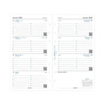 FFX Personal Agenda Semaine/2 Pages Horizontal avec Heures FR FILOFAX-Recharge-Filofax-Papeterie du Dôme