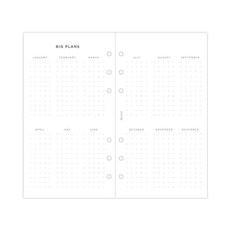 FFX Personal Agenda Semaine/2 Pages Minimal FILOFAX-Recharge-Filofax-Papeterie du Dôme