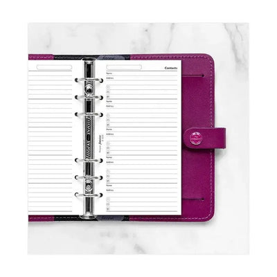 FFX Personal Recharge Adresses x100-Recharge-Filofax-Papeterie du Dôme