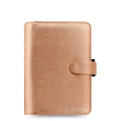 FFX Personal Saffiano Metallic-Organiseur-Filofax-Or rose-Papeterie du Dôme