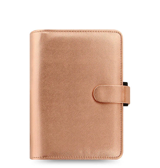FFX Personal Saffiano Metallic-Organiseur-Filofax-Rose Gold-Papeterie du Dôme