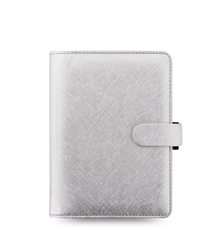 FFX Personal Saffiano Metallic-Organiseur-Filofax-Silver-Papeterie du Dôme