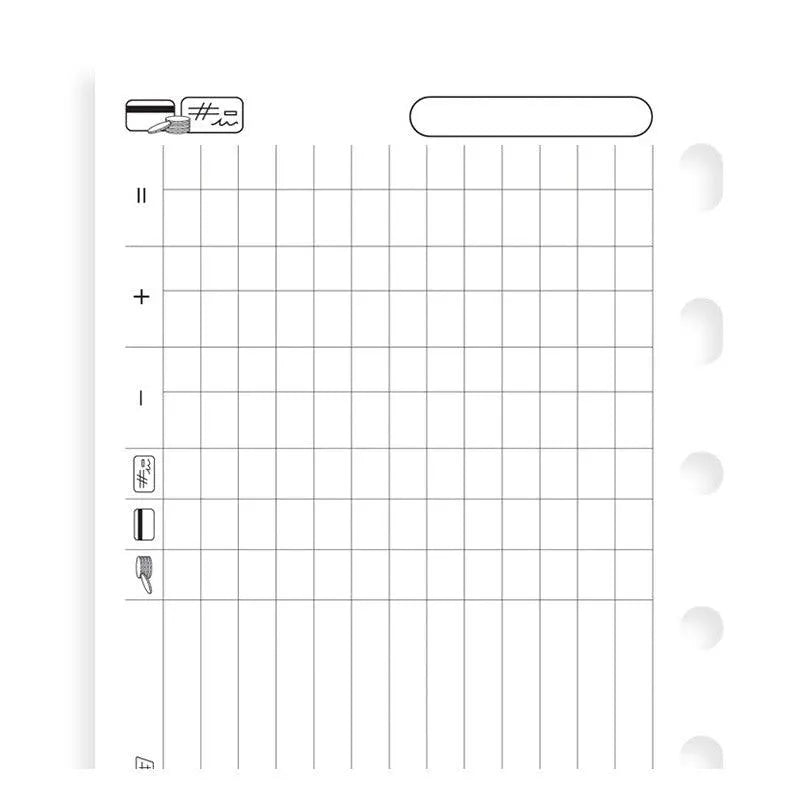 FFX Pocket Accessoire Feuilles Finances Symboles FILOFAX-Recharge-Filofax-Papeterie du Dôme