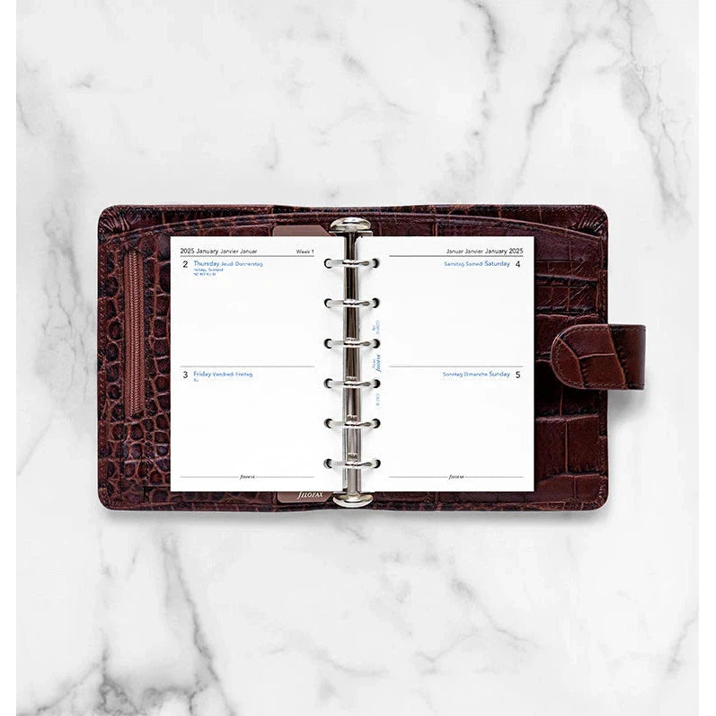 FFX Pocket Agenda 2Jours/Page sans heures FILOFAX-Recharge-Filofax-Papeterie du Dôme
