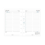 FFX Pocket Agenda Août à Septembre 1Jour/Page FILOFAX-Recharge Agenda-Filofax-Papeterie du Dôme