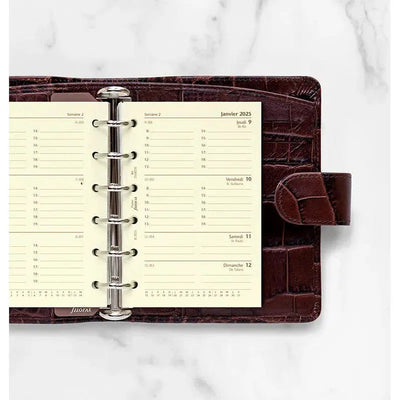 FFX Pocket Agenda Semaine/2Pages FR Crème-Recharge-Filofax-Papeterie du Dôme