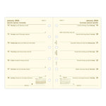 FFX Pocket Agenda semaine/1 page en 4 langues - crème FILOFAX-Recharge-Filofax-Papeterie du Dôme