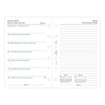 FFX Pocket Agenda semaine/1page + Notes 4 langues sans heures FILOFAX-Recharge Agenda-Filofax-Papeterie du Dôme