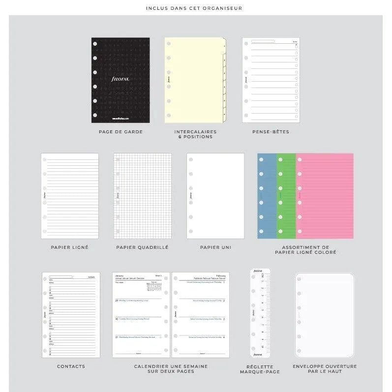 FFX Pocket Finsbury-Organiseur-Filofax-Papeterie du Dôme