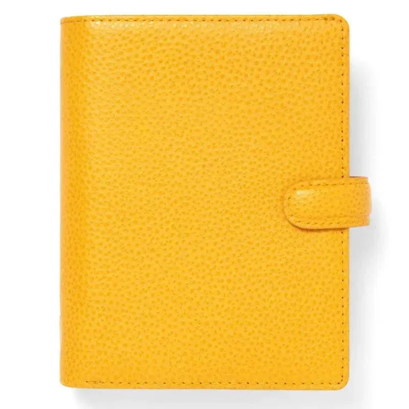 FFX Pocket Finsbury-Organiseur-Filofax-Moutarde-Papeterie du Dôme