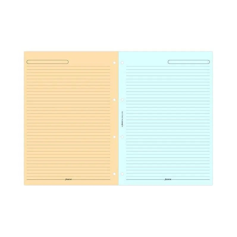 FFX Recharge A4 Feuilles Couleurs Assorties-Recharge-Filofax-Papeterie du Dôme