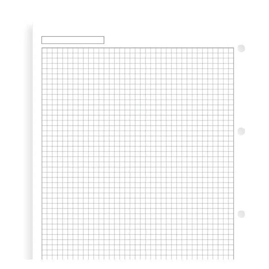 FFX Recharge A4 Feuilles Quadrillées-Recharge-Filofax-Papeterie du Dôme