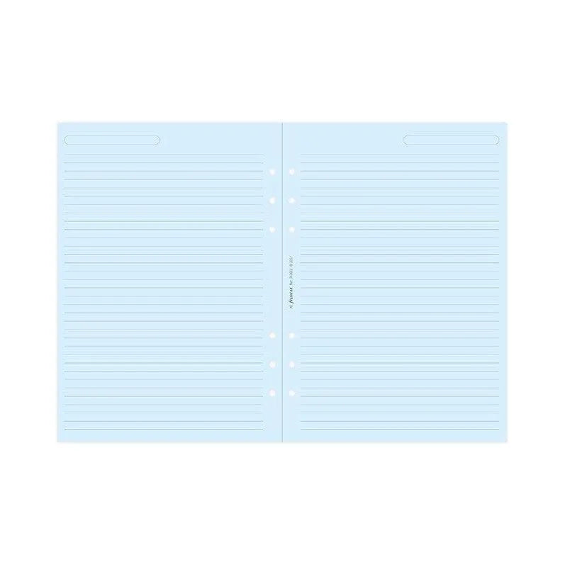 FFX Recharge A5 Feuilles Lignées Bleues-Recharge-Filofax-Papeterie du Dôme