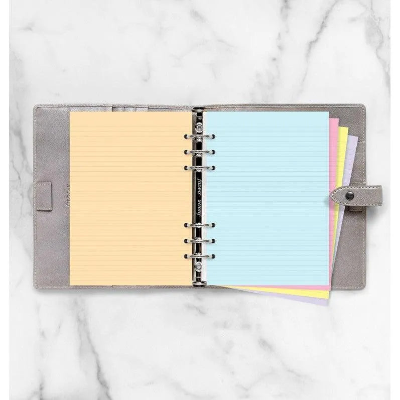 FFX Recharge A5 Feuilles Lignées Classique Assorties-Recharge-Filofax-Papeterie du Dôme