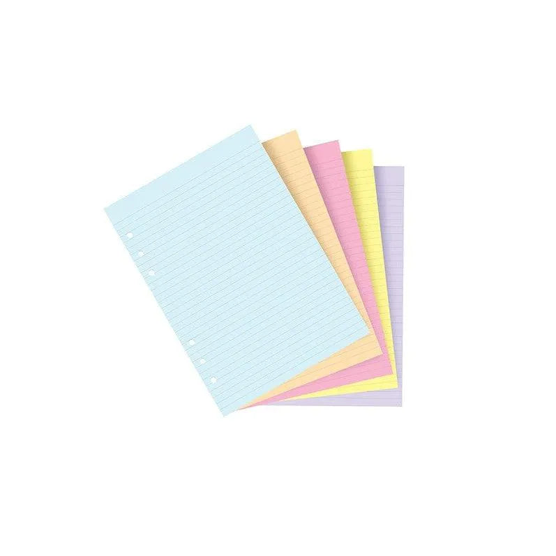 FFX Recharge A5 Feuilles Lignées Classique Assorties-Recharge-Filofax-Papeterie du Dôme