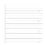 FFX Recharge Mini Feuilles Lignées Blanc-Recharge-Filofax-Papeterie du Dôme