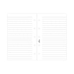 FFX Recharge Mini Feuilles Lignées Blanc-Recharge-Filofax-Papeterie du Dôme