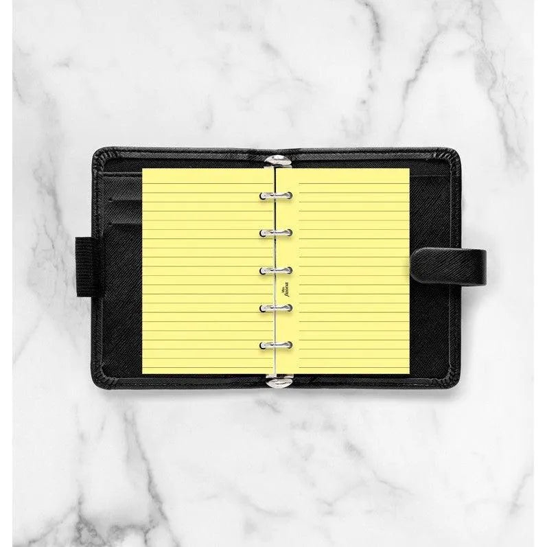 FFX Recharge Mini Feuilles Lignées Jaunes-Recharge-Filofax-Papeterie du Dôme