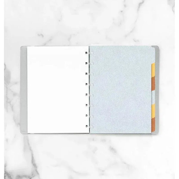FFX Recharge Notebook A5 Index Couleurs Métalliques-Recharge Notebook-Filofax-Papeterie du Dôme