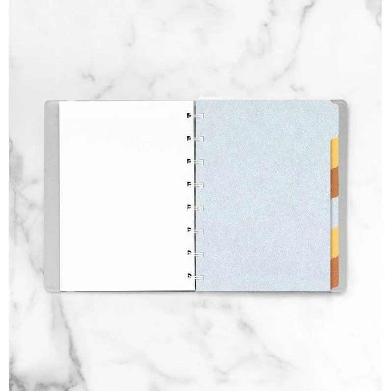FFX Recharge Notebook A5 Index Couleurs Métalliques-Recharge Notebook-Filofax-Papeterie du Dôme