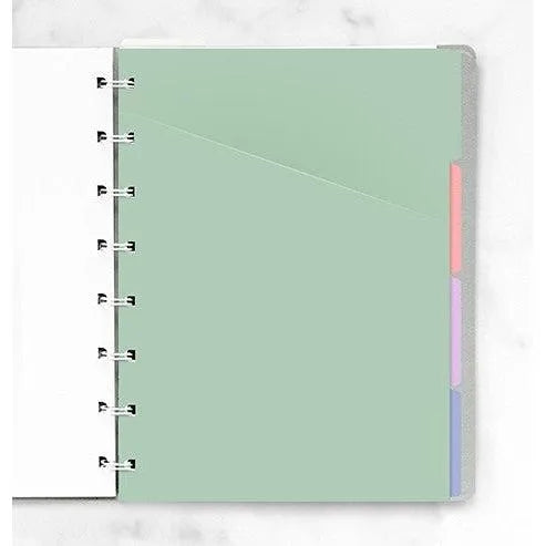 FFX Recharge Notebook A5 Index Couleurs Pastel-Recharge Notebook-Filofax-Papeterie du Dôme