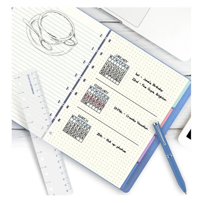 FFX Recharge Notebook Feuilles Dot Bullet Journal A5-Recharge Notebook-Filofax-Papeterie du Dôme