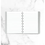 FFX Recharge Notebook Lignée Blanc A5-Recharge Notebook-Filofax-Papeterie du Dôme