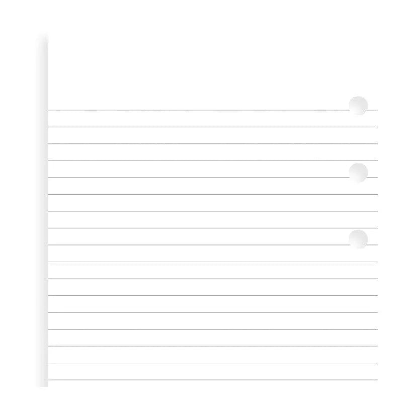 FFX Recharge Personal Feuilles Lignées Blanches x100-Recharge-Filofax-Papeterie du Dôme