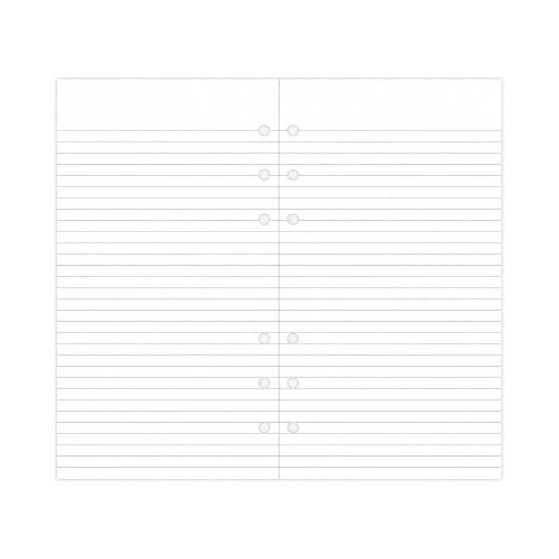 FFX Recharge Personal Feuilles Lignées Blanches x100-Recharge-Filofax-Papeterie du Dôme