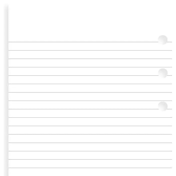 FFX Recharge Personal Feuilles Lignées-Recharge-Filofax-Papeterie du Dôme