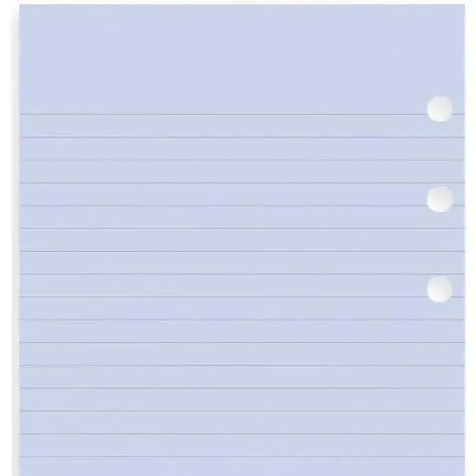 FFX Recharge Personal Feuilles Lignées-Recharge-Filofax-Lavande-Papeterie du Dôme