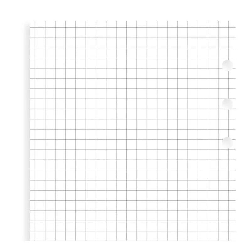 FFX Recharge Personal Feuilles Quadrillées Blanches-Recharge-Filofax-Papeterie du Dôme