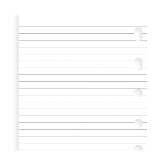 FFX Recharge Pocket Feuilles Lignées Blanches x100-Autres Recharges Agenda-Filofax-Papeterie du Dôme