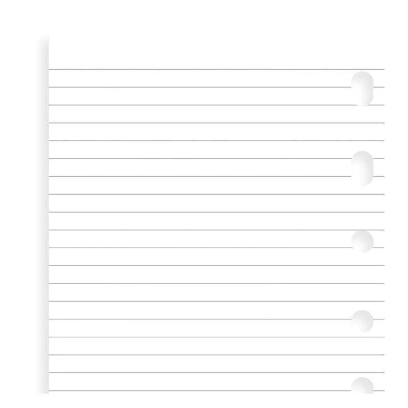 FFX Recharge Pocket Feuilles Lignées Bloc-Notes Blanc-Autres Recharges Agenda-Filofax-Papeterie du Dôme