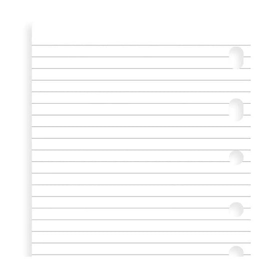 FFX Recharge Pocket Feuilles Lignées Bloc-Notes Blanc-Autres Recharges Agenda-Filofax-Papeterie du Dôme