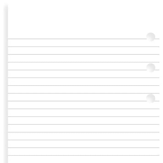 FFX Recharge Pocket Feuilles Lignées-Autres Recharges Agenda-Filofax-Papeterie du Dôme