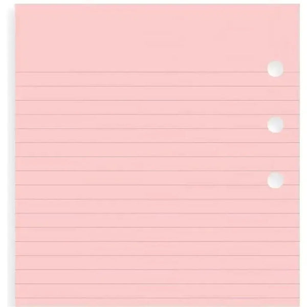 FFX Recharge Pocket Feuilles Lignées-Autres Recharges Agenda-Filofax-Roses-Papeterie du Dôme