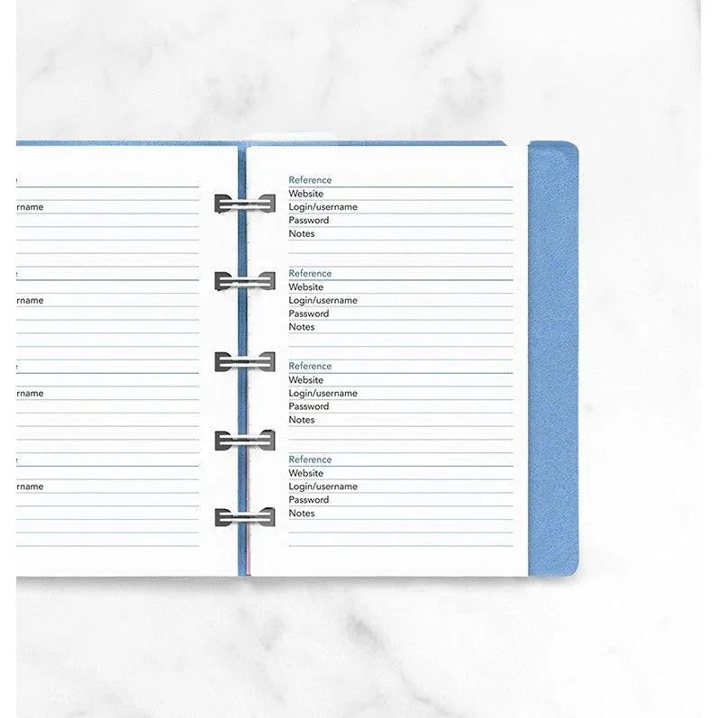 FFX Recharges Notebook Mot de passe-Recharge Notebook-Filofax-Papeterie du Dôme