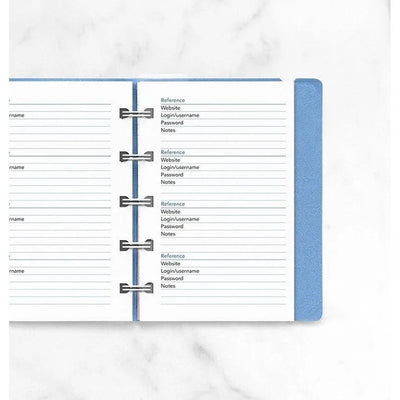 FFX Recharges Notebook Mot de passe-Recharge Notebook-Filofax-Papeterie du Dôme