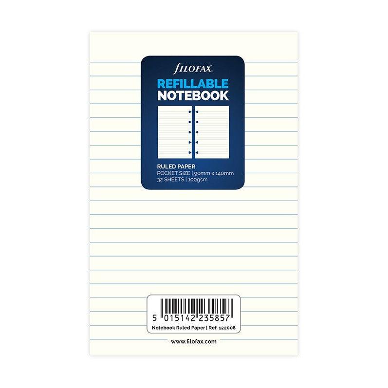 FFX Recharges Notebook Pocket Papier Ligné-Recharge Notebook-Filofax-Papeterie du Dôme