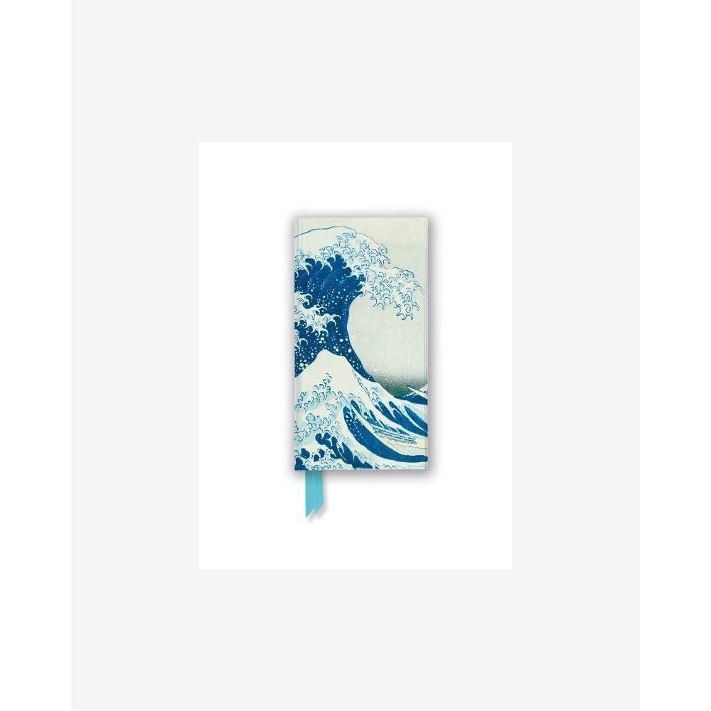 FLT Carnet Slim 128p-Carnet-Flame Tree Publishing-Hokusai : The great wave-Papeterie du Dôme