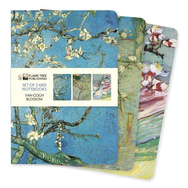 FLT Set 3 Carnets A6-Carnet-Flame Tree Publishing-Japanese Woodblocks-Blanc-Papeterie du Dôme