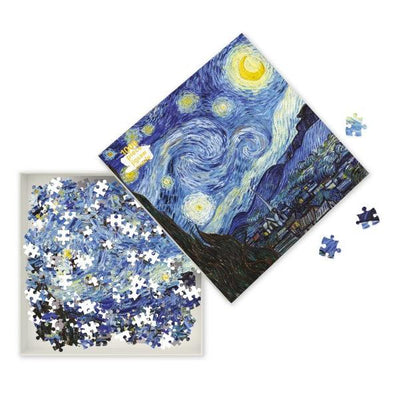 FTL Puzzle 1000 Pièces-Puzzle-Flame Tree Publishing-Vincent van Gogh: The Starry Night-Papeterie du Dôme