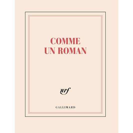 GLMR Carnet "Comme un roman" Ligné-Carnet-Gallimard-Papeterie du Dôme