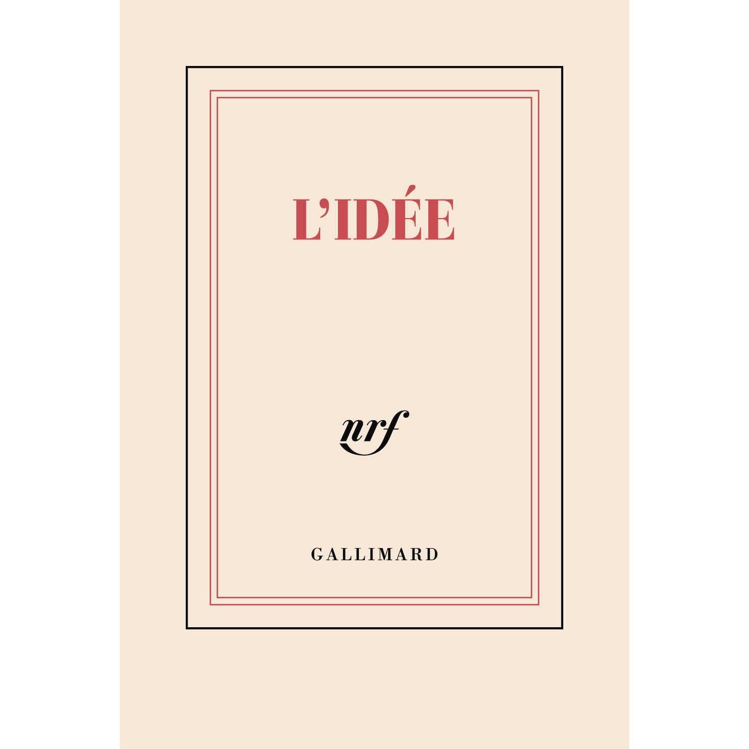 GLMR Carnet Poche "L'idée" Ligné-Carnet-Gallimard-Papeterie du Dôme